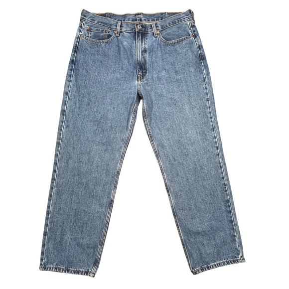 Levi's Other - Levi's Blue 550 Relaxed Fit Tapered Leg Denim Jeans Mens 38x30